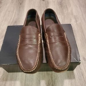 Men's brown Polo leather loafers